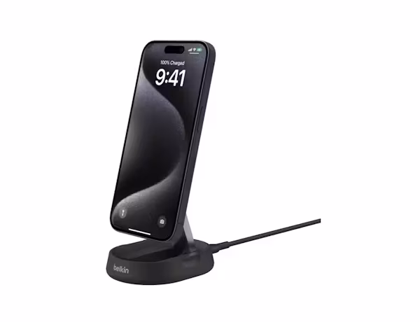 Belkin BoostCharge Pro 15W Convertible Magnetic Wireless Charging Stand - Black