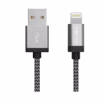 Mocran 1.2M Apple Lightning Cable - Grey/Black