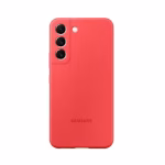 Silicone Cover for Samsung Galaxy S22 - Glow Red