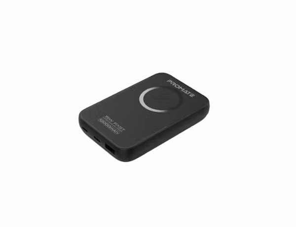 Promate PowerMag-10+ 22.5W Magsafe Wireless PowerBank - Black